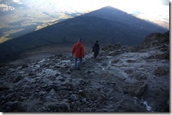 Descent from Summit - Ours was snow covered Descent from Summit - Ours was snow covered