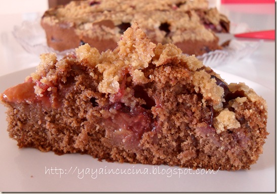 Torta cioccolato e prugne 015 Torta cioccolato e prugne 015