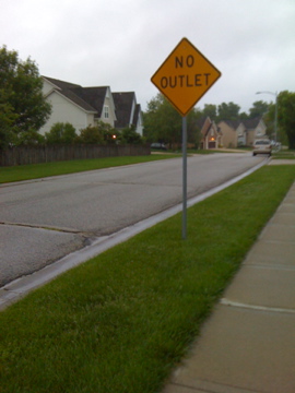 dead end