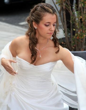 robe blanche en soie