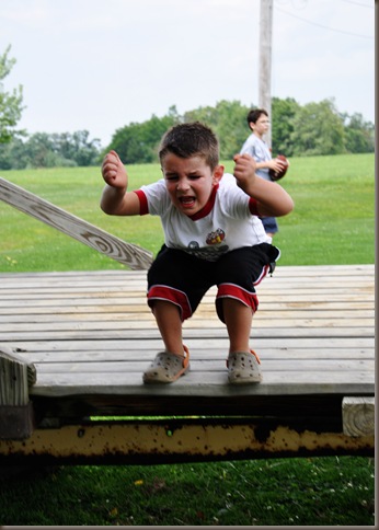 ben jumping