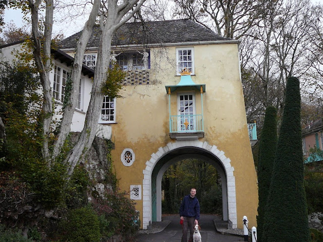 Our (Gate) House for the weekend in Portmeirion