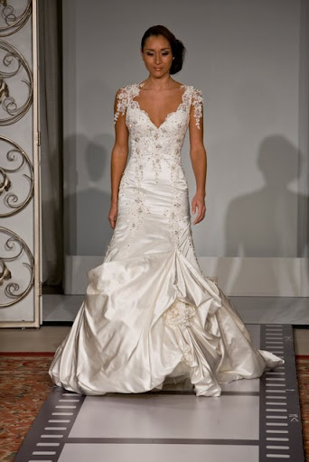 Modern V Bridal Gown - Wedding Dresses