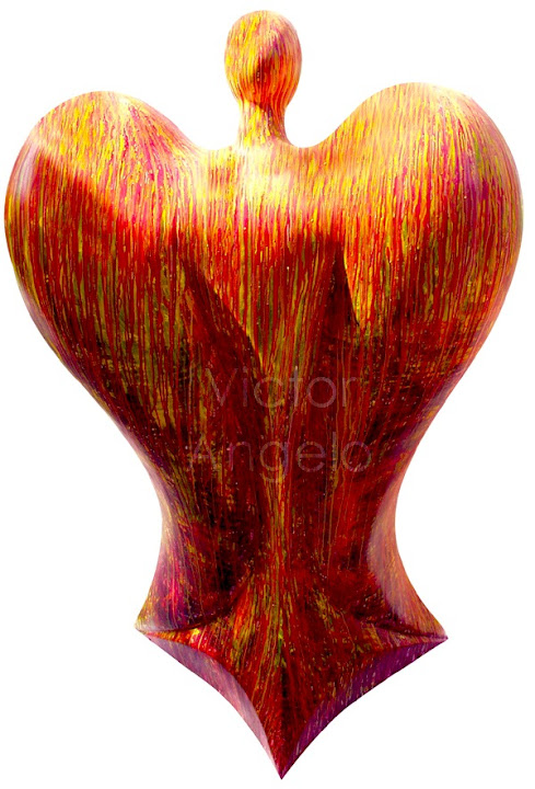 Victor Angelo angel charity work for the City of Los Angeles painting editions fine arts modern contemporary art