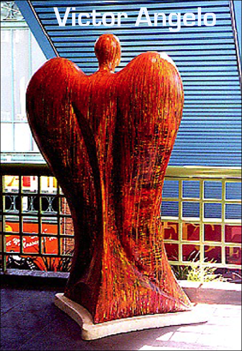 Victor Angelo angel Charity work in downtown Los Angeles