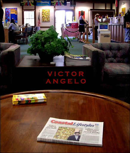 Victor Angelo paintings at the financial center corporate art collection