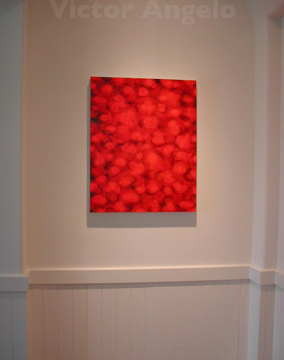 Victor Angelo dusk installation painting residential luxury art collection fine arts modern contemporary art