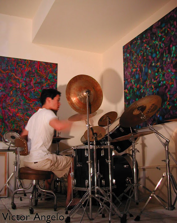 Victor Angelo rhythm paintings drums
