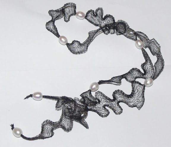 *Wire Lace Lariat* DIY Necklace Black