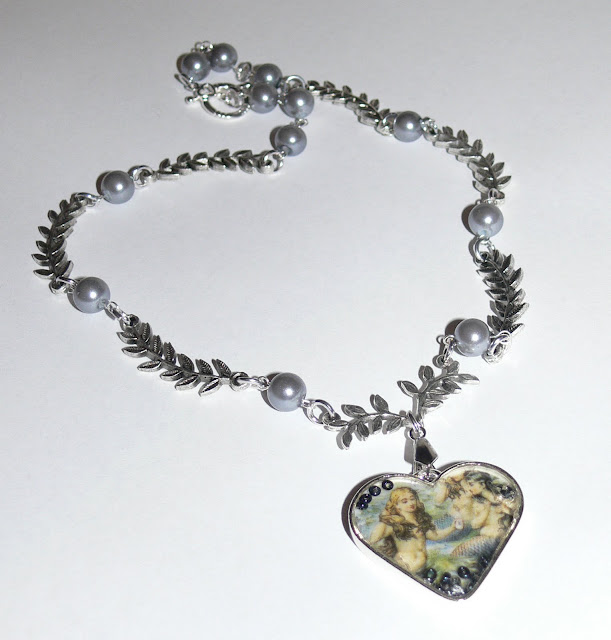 *Heart to Heart* Necklace Kit (SILVER) inc. Magic Glos