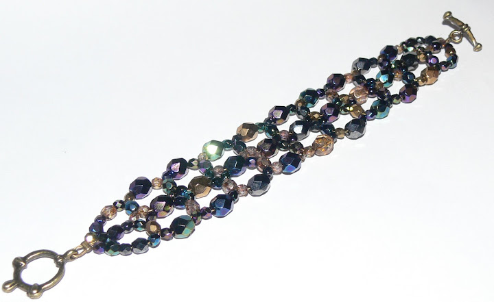 *Czech Mate* DIY Bracelet - Metallics