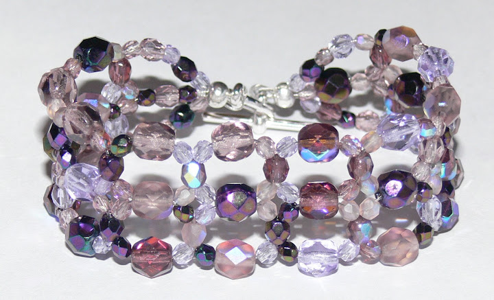 *Czech Mate* DIY Bracelet - Lilac