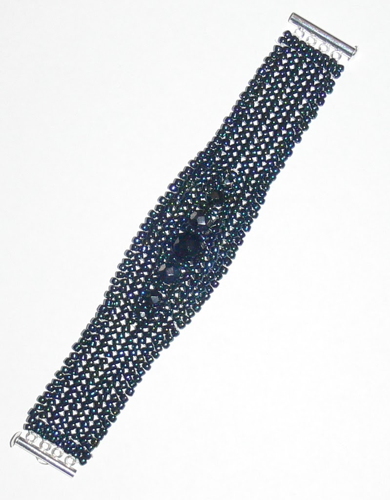 *Cleopatra* DIY Bracelet - Blue Iris  / Silver