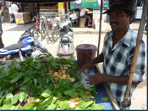 Selling Targola's on the street