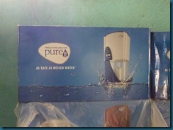 Pure water filter. At over Rs.2000 it is way too expensive. 