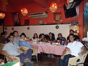 Dinner and drinks with everyone from EPIC