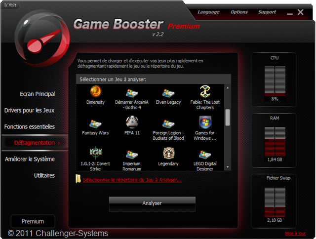 GameBooster 2.2 defrag