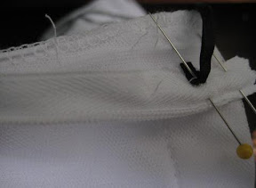 fraying bra strap