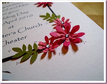 Close Up Wedding card Close Up Wedding card