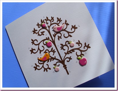 Birds in Tree Card