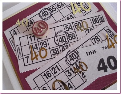 Bingo Birthday card Bingo Birthday card