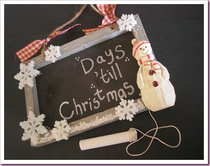 Advent Chalk Board