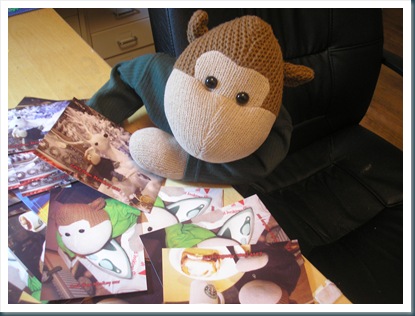 Monkey postcards