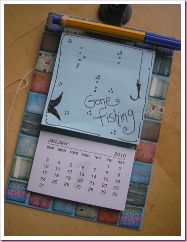 Gone Fishing Notes.calendar