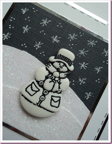 Snowman Button card 2 Snowman Button card 2