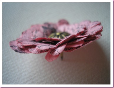 Stamped Paper flower 1