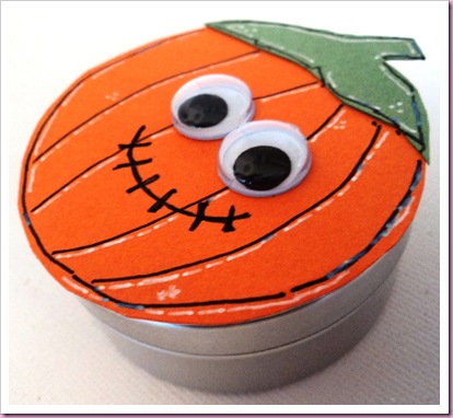 Halloween Pumpkin Favour Tin 