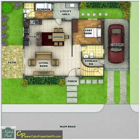Nichols Park Buckingham III Ground Floor Layout