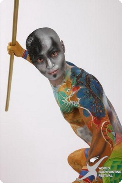 Rare bodybuilding Rare bodypainting