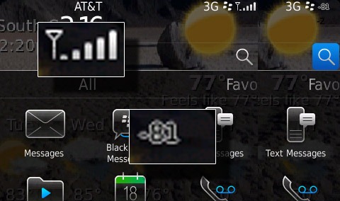 Blackberry Shift Key