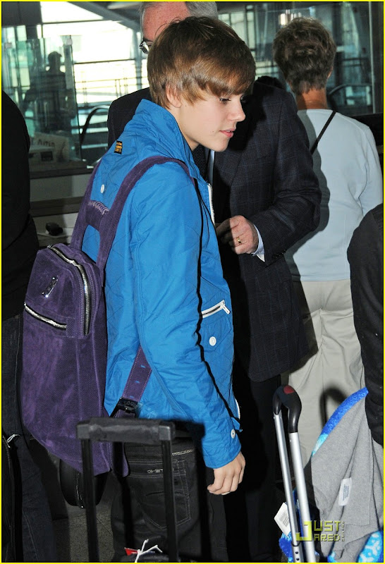 Justin Bieber spotted at JFK airport in New York