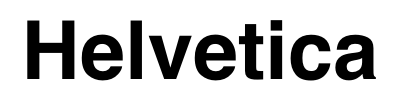 Black Helvetica