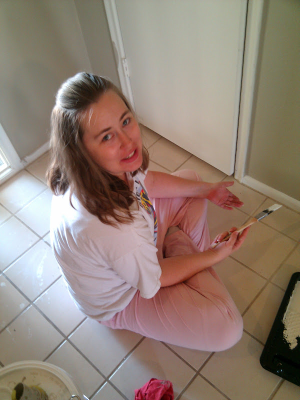 Sara painting