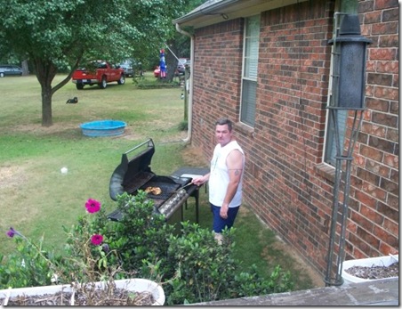 dad grilling