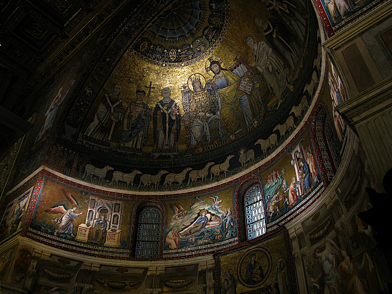 Interior de Santa Maria in Trastevere (IV)