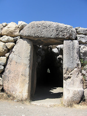 Hattussa: entrada túnel (II)