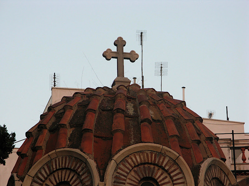 Capella ortodoxa, detall de la cúpula
