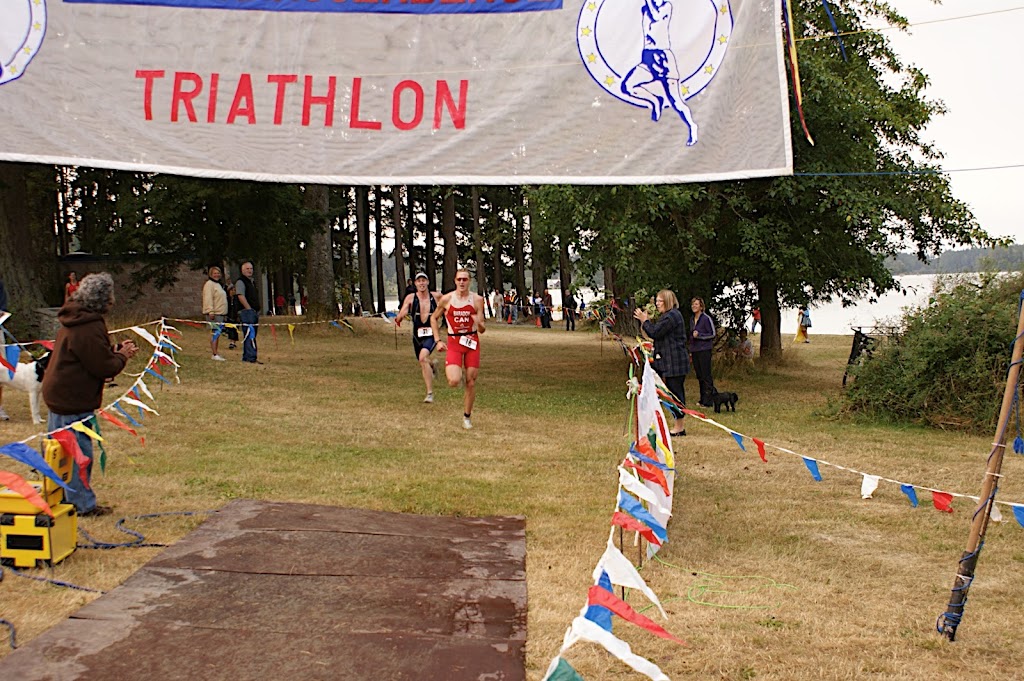 Finish line at Sri Tri 2010