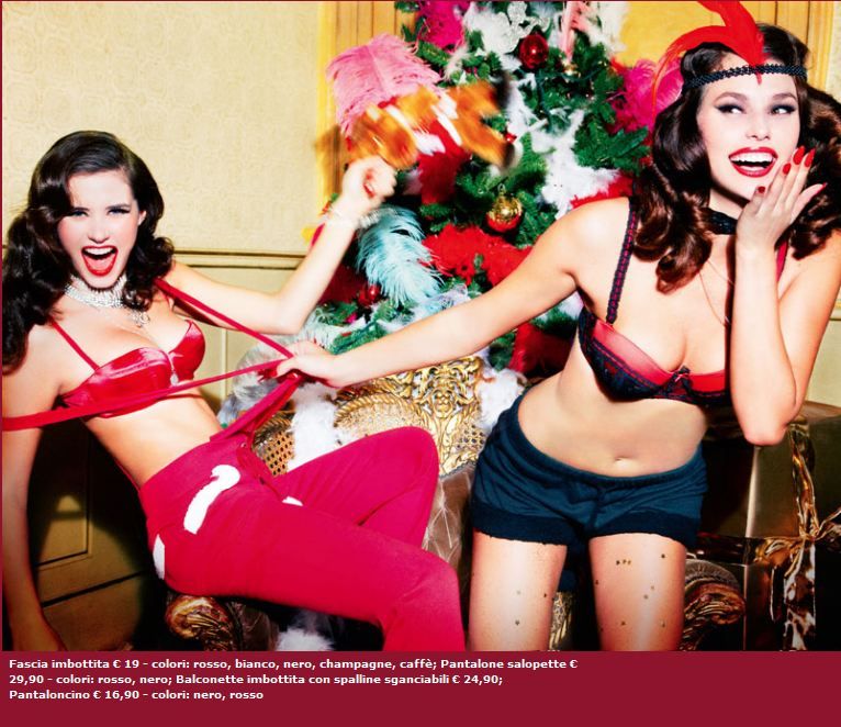 Yamamay, campaña Xmas 2010