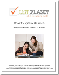 home education eplanner