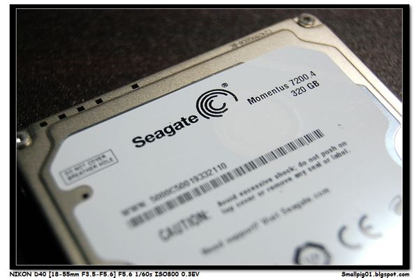 SEAGATE Momentus7200.4 320GB 7200轉 ST9320423AS 2.5吋 內接式硬碟