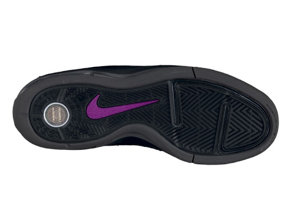 New Nike LeBron VII Lows 8211 BlackPlum amp WhiteGreyOrange