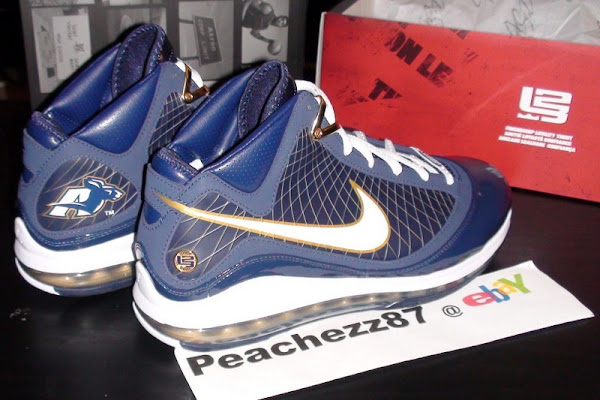 After the Drop Nike Air Max LeBron VII 8220Akron Zips8221 Close Ups