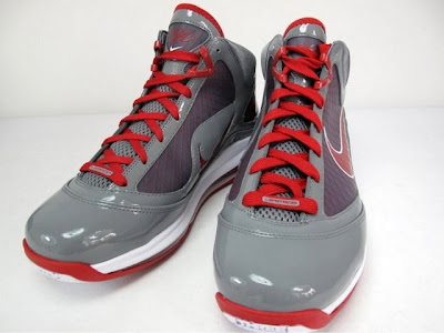Releasing Now: 393320 002 Grey / Red OSU Nike LeBron VII TB nike air max lebron 7 gr grey white red 2 11 Releasing Now: 393320 002 Grey / Red OSU Nike LeBron VII TB