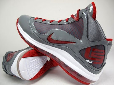 Releasing Now: 393320 002 Grey / Red OSU Nike LeBron VII TB nike air max lebron 7 gr grey white red 2 08 Releasing Now: 393320 002 Grey / Red OSU Nike LeBron VII TB