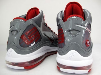 Releasing Now: 393320 002 Grey / Red OSU Nike LeBron VII TB nike air max lebron 7 gr grey white red 2 06 Releasing Now: 393320 002 Grey / Red OSU Nike LeBron VII TB